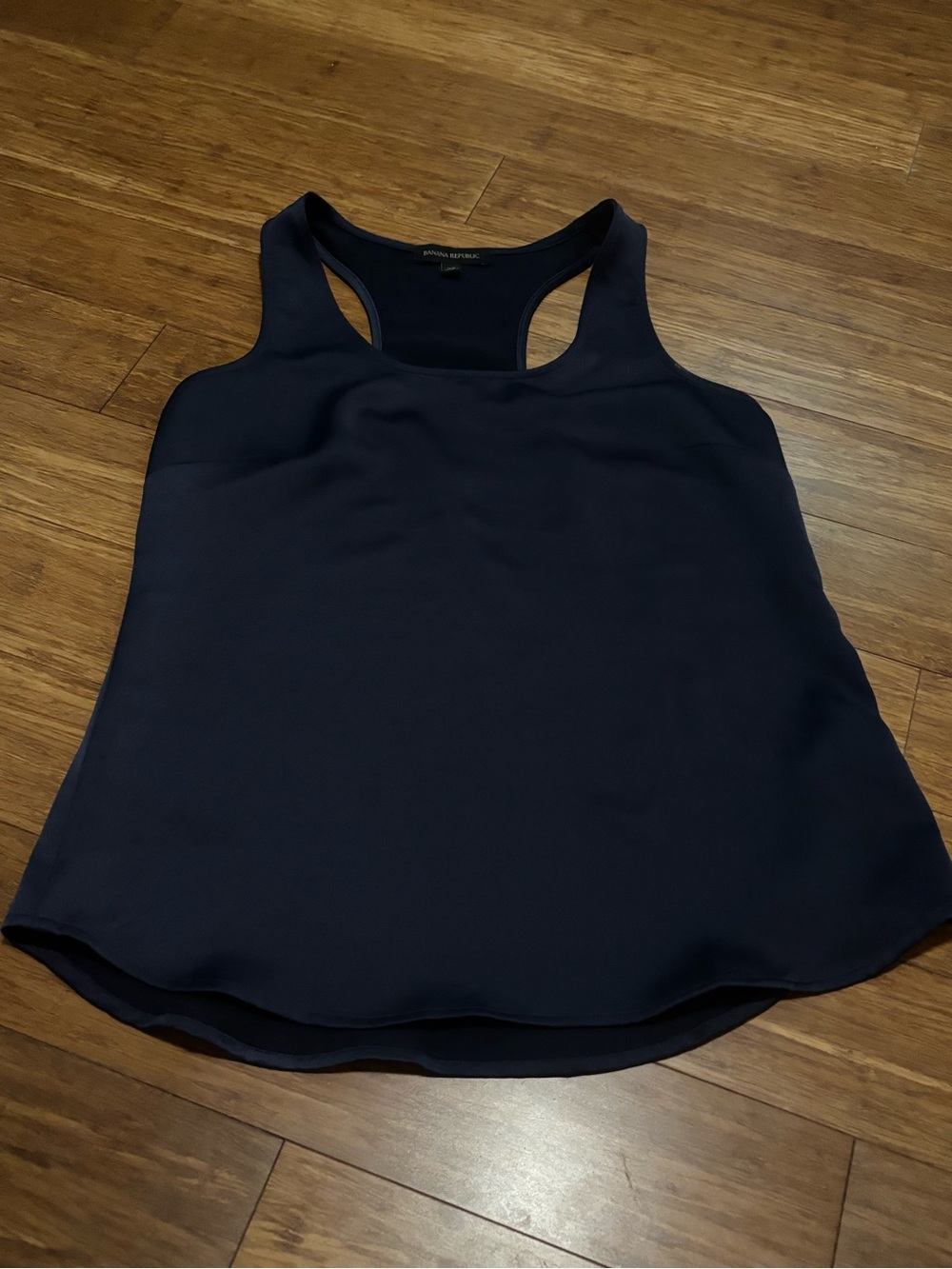 Banana Republic Navy Racerback Tank Top